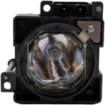 Premium 120 Watt replacement lamp module for rear projection televisions angle view