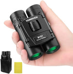 Tixpol multi coated theater and concert binoculars showing the dual eyepieces from the rear view