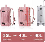 Hanples water resistant casual daypack internal layout demonstrating wet dry separation pocket functionality