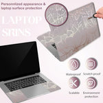 Trimmable universal vinyl laptop cover decal sheet layout and proportions