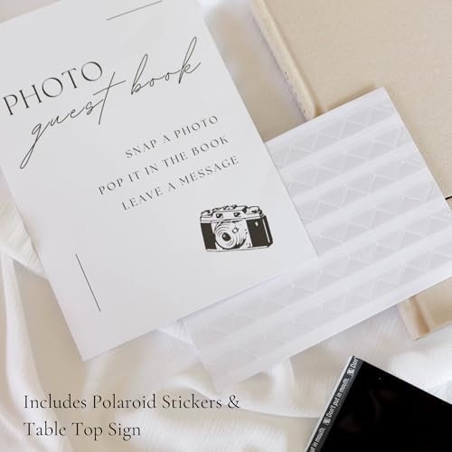 Side profile showing durable binding of the Paige McRae guest book