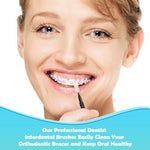 MAPVOLUT dental brush kit highlighting individual transparent protective caps on brush heads