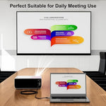 Premium 1080P digital display cord highlighting multiple layers of internal shielding.