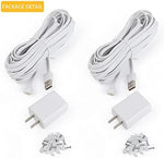 iTODOS flat outdoor power cord packaging contents for home security cameras