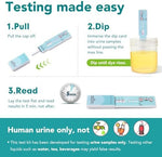 Easy@Home drug testing kit instruction guide and components