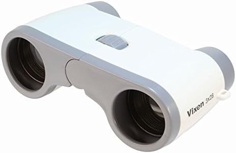 Vixen compact theater glasses showing the center focusing wheel mechanism closeup
