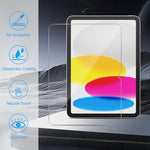 Edge to edge fit of XunyLyee tempered glass on iPad display