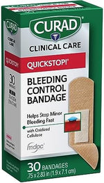 Curad instant clotting technology sterile adhesive strips for minor cuts
