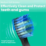 Teeteck sonic toothbrush heads compatible with ATMOKO HP126A for plaque removal