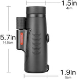 Feemic 8x42 monocular kit with included accessories