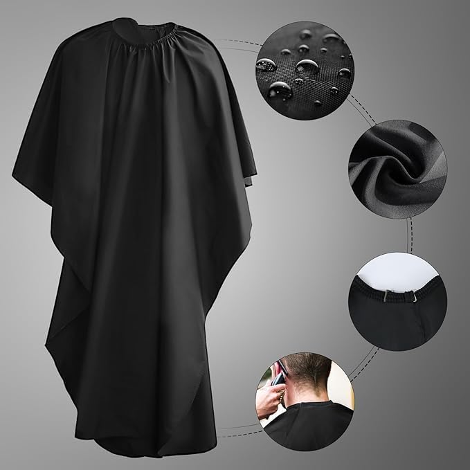 Anti static salon hairdressing gown protecting clothes during haircutting