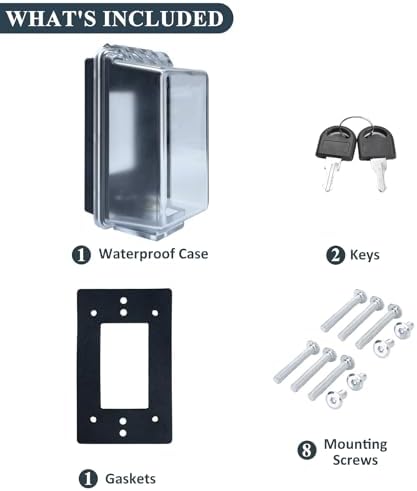 Pilispark baby proofing box with included hardware and keys