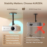 Side profile of adjustable projector wall mount