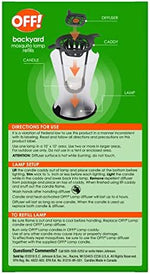 Off! Mosquito Lamp Refill box contents candles and diffusers