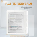 Side profile of LaoShuSheng screen protector applied to Kobo e-reader