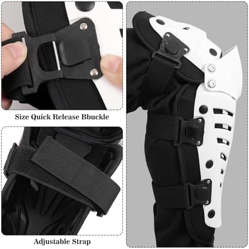 WEWAYSTEP motocross knee pads showcasing the ten millimeter high density interior foam padding