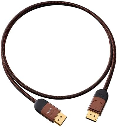 Full length view of the 3 feet Zeskit X-Tech premium computer monitor accessory cable.