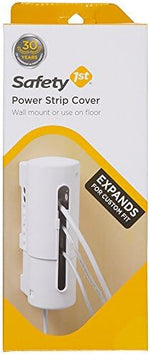 Safety 1st power strip cover enclosing multiple cords and plugs
