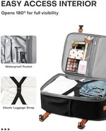 HOTOR large personal item bag built in luggage strap functionality