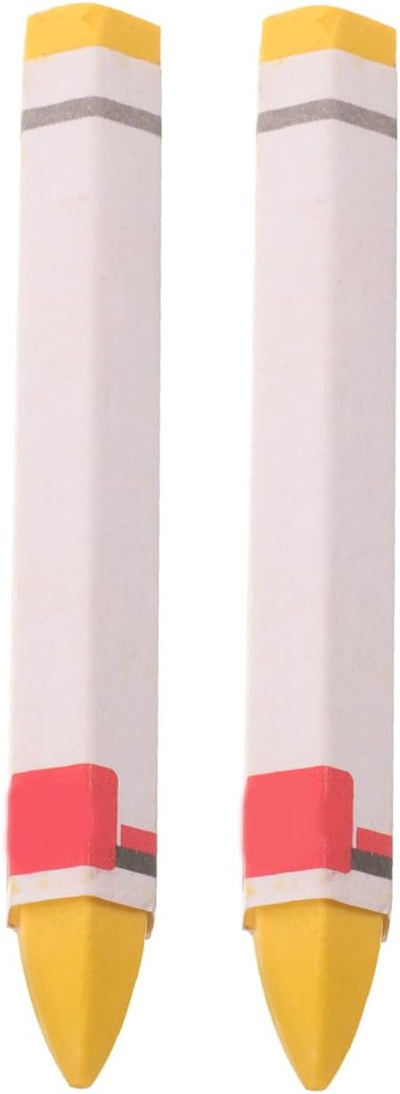 PRETYZOOM 2pcs Car Tire Marker Pens Wax Marker Pens Grease Pencil Yellow Tire Random Style - Image 1