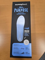 Side profile of Superfeet Blue trim-to-fit professional grade insoles