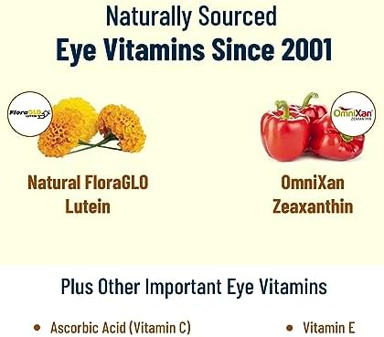 VisiVite AREDS 2 formula bottle showing zinc-free certification