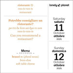 Lonely Planet: Italian Phrasebook 2025 Day-to-Day Calendar - Image 5