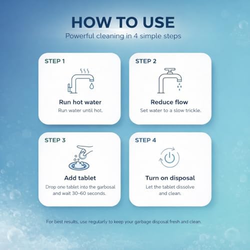 Instructions on Renuv disposal cleaner packaging