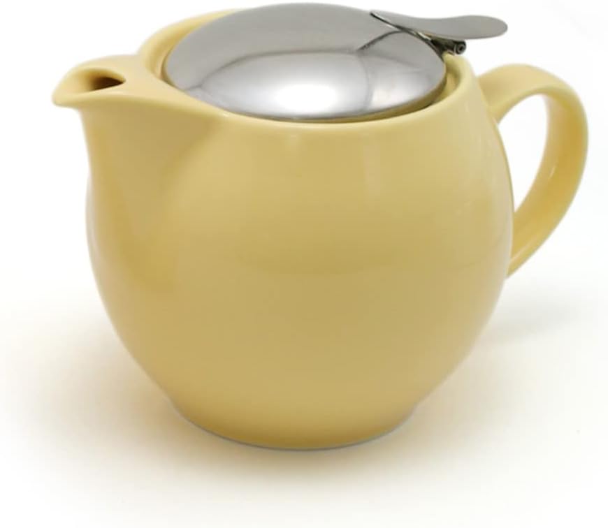ZERO JAPAN Round Teapot 15 oz. (450 cc) with SLS Lid and Infuser Crackle Blue - Image 14