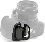 Shenligod Canon 60D battery lid cap showing the metal hinge pin mechanism