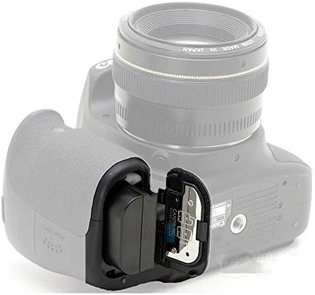 Shenligod Canon 60D battery lid cap showing the metal hinge pin mechanism