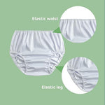 Premium plastic underwear covers for potty training 4 pack packaging