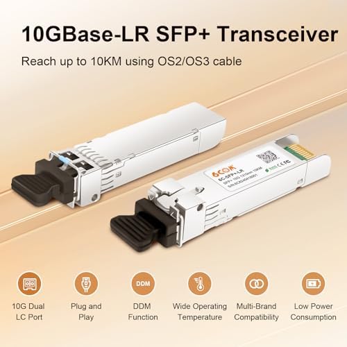 Side profile of 6Com 10G networking transceiver module