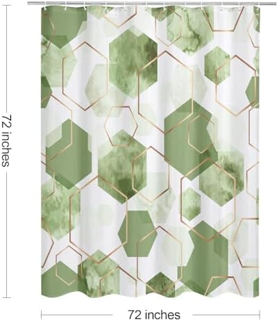 Litabel premium mid century modern bathroom fabric curtain packaging view