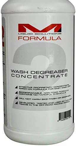 Formula 2 concentrated vehicle wash for grease and grime removal