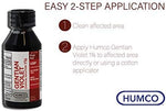 Humco Gentian Violet 2 Fluid Ounces bottle packaging overview