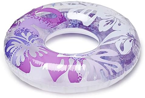 Durable 9 gauge vinyl Intex swimming ring top view