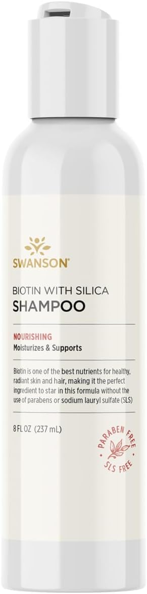 Swanson biotin shampoo front view hair care product