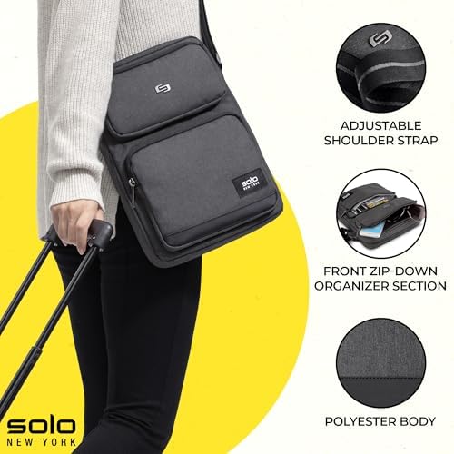 Solo Universal Tablet Sling Bag Open Organizer Section