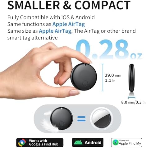 Premium packaging overview of the Jocular 4 pack smart tracker tags showcasing authentic product contents.