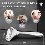 ctriovk Acupuncture Massage Roller, Stainless Steel, Portable Manual Roller for Whole Body Pain Relief, Puffiness Reduce and Muscle Relaxation Massage - Image 8