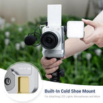 JJC heavy duty camera hand grip showing tripod compatibility with one-fourth inch threaded hole