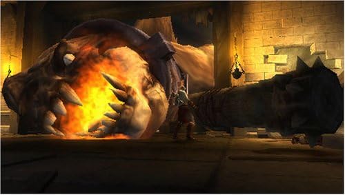 Side view of God of War Chains of Olympus PSP game case