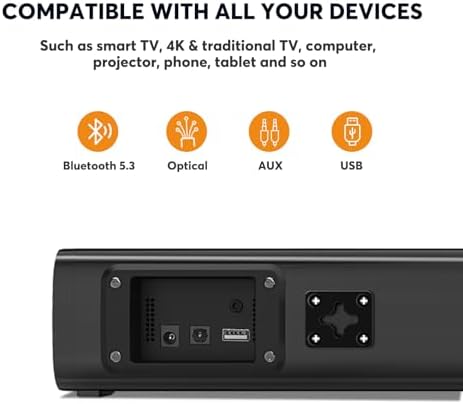 Close up of Wohome soundbar speaker drivers