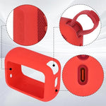 Lebakort wireless speaker cover showing precise cutouts for the type-c charging port.