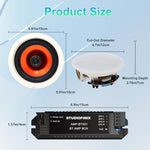Studiofinix 4 inch speaker technical specifications diagram
