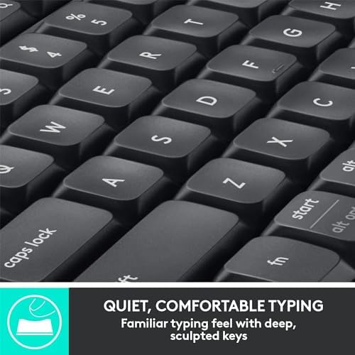 Logitech multi-device wireless setup switching smoothly between a desktop monitor, digital tablet, and smartphone device.