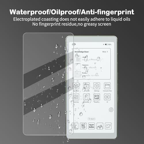 Comparison of screen clarity with anti-glare protection