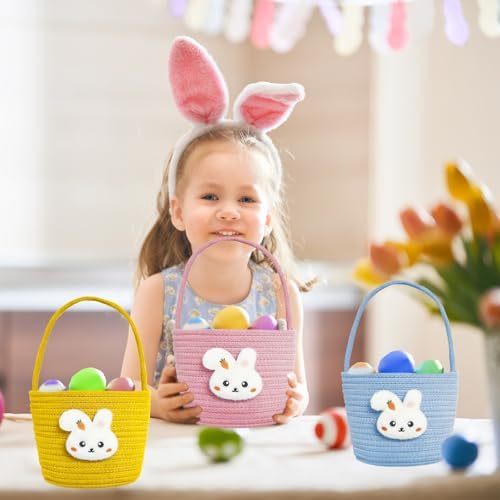 Poschnor premium imported gift set including the blue bunny basket with packaging bag and ribbon.