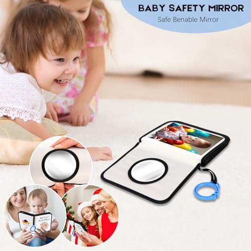 Niselity infant memory scrapbook holding four-by-six-inch family photos.